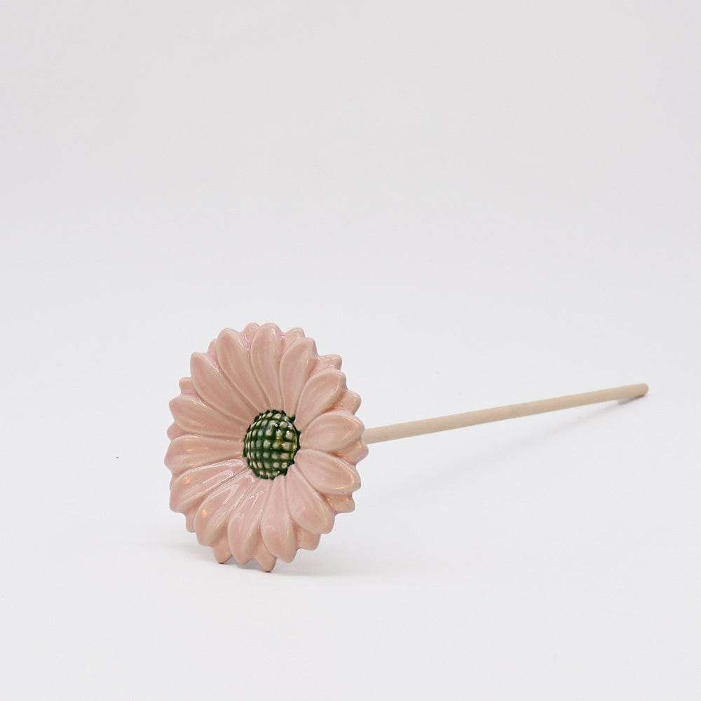 Coupe en céramique en forme de coquillage Marguerites en céramique Rose