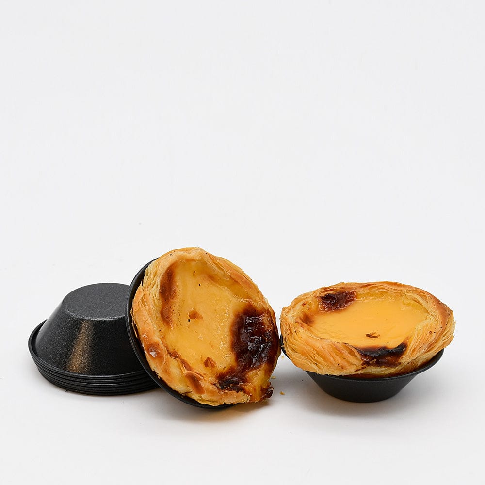 Moules à Pasteis de Nata anti-adhésif - 16 pièces