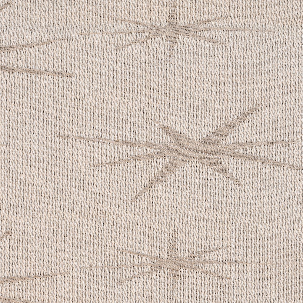 Plaids portugais avec motifs étoiles I Tissage artisanal Plaid en coton "Estrelas" - 3 couleurs Beige