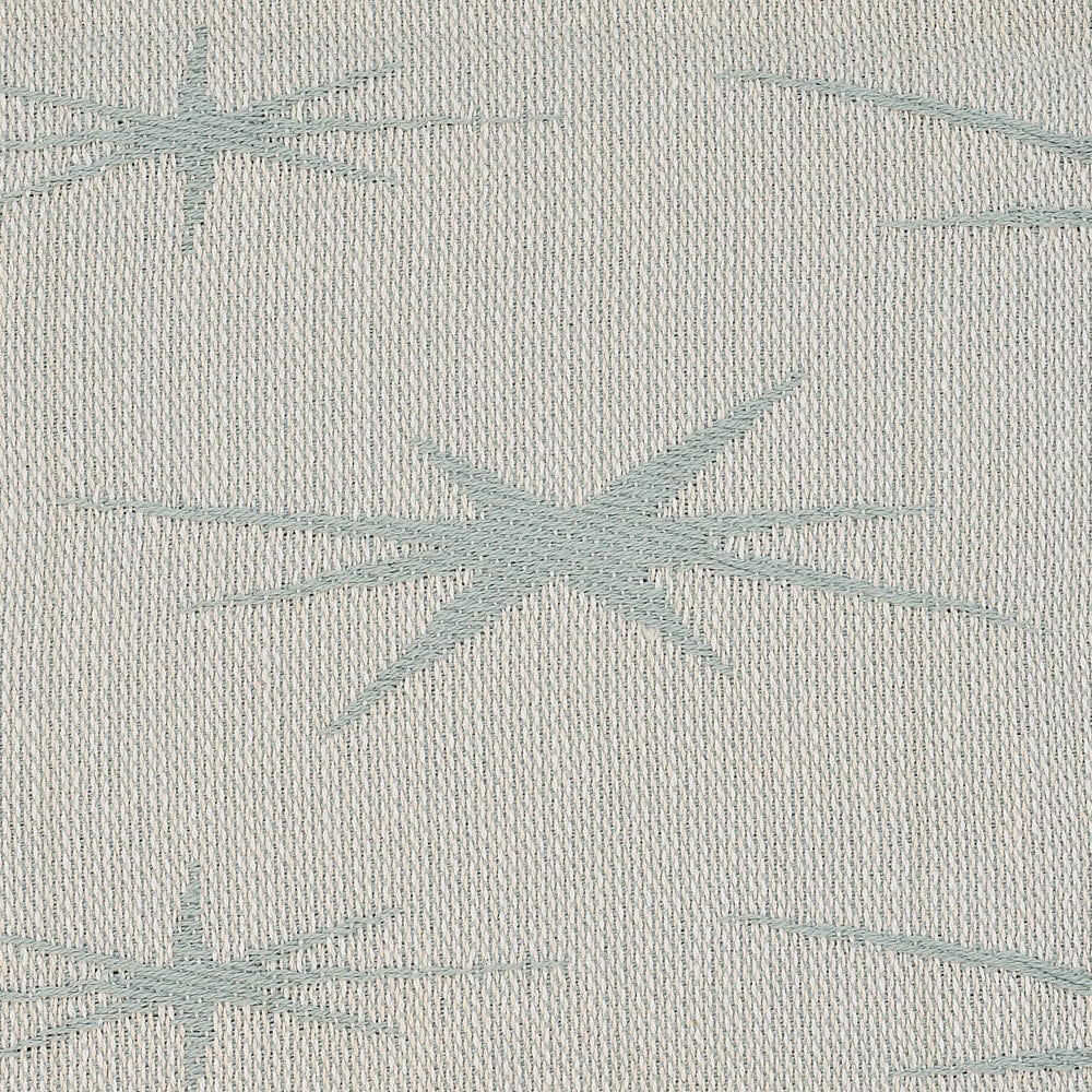 Plaids portugais avec motifs étoiles I Tissage artisanal Plaid en coton "Estrelas" - 3 couleurs Vert clair