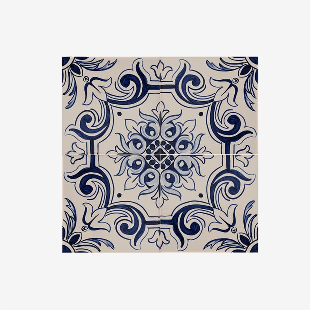 Plat ovale en céramique motifs Azulejos 26cm version 3 Plat ovale en céramique "Brasão" - 26cm