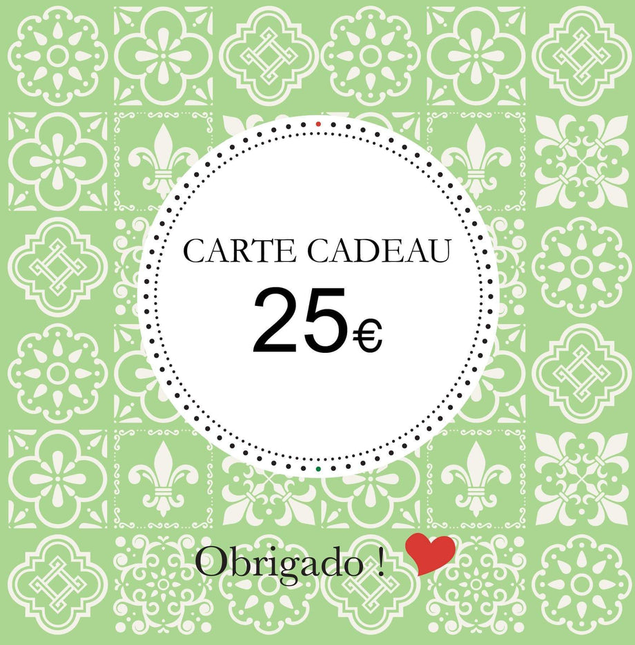 Carte cadeau pour un cadeau portugais- Passions Portugal